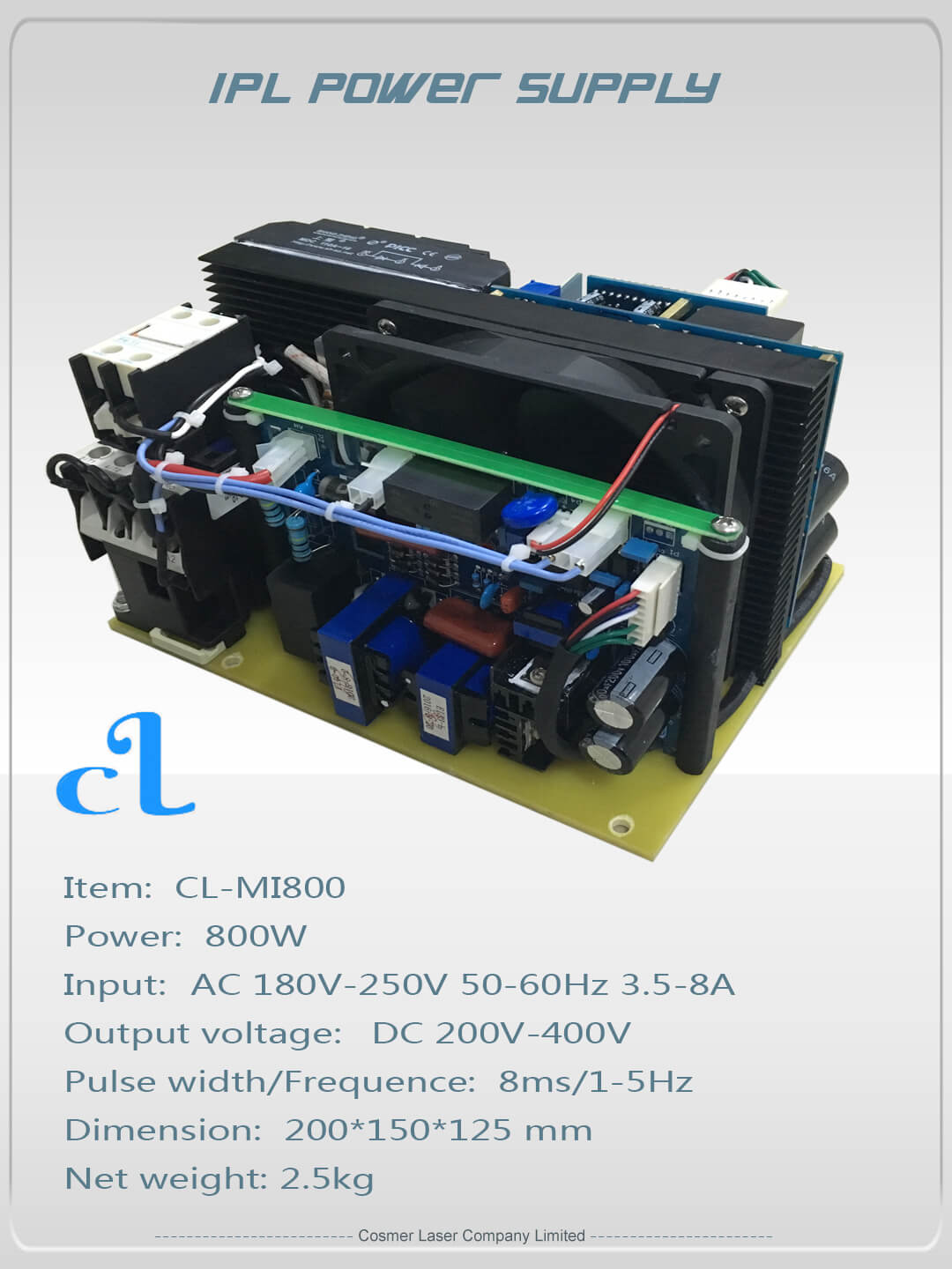 800W IPL Power Supply