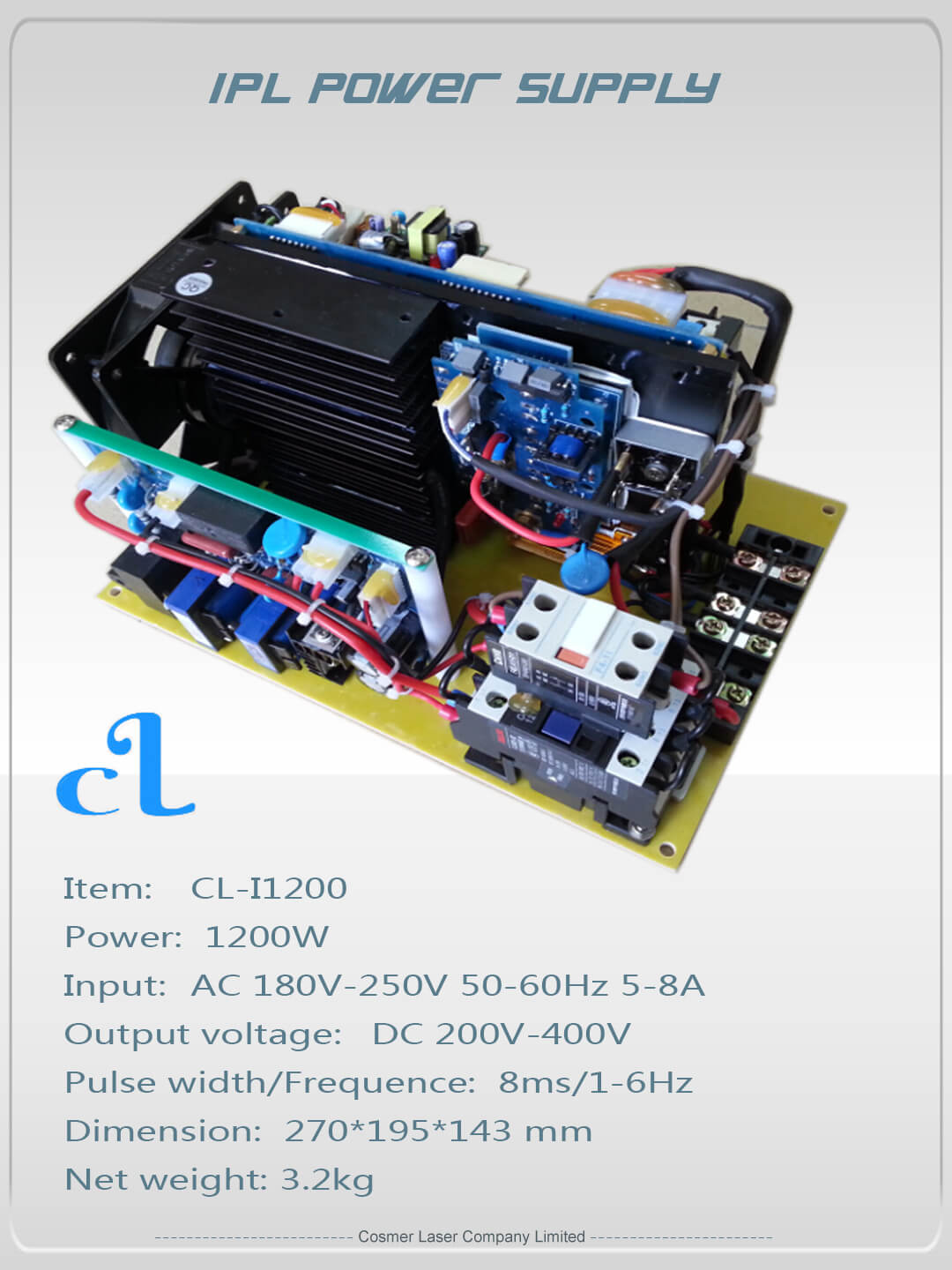 1200W IPL power supply